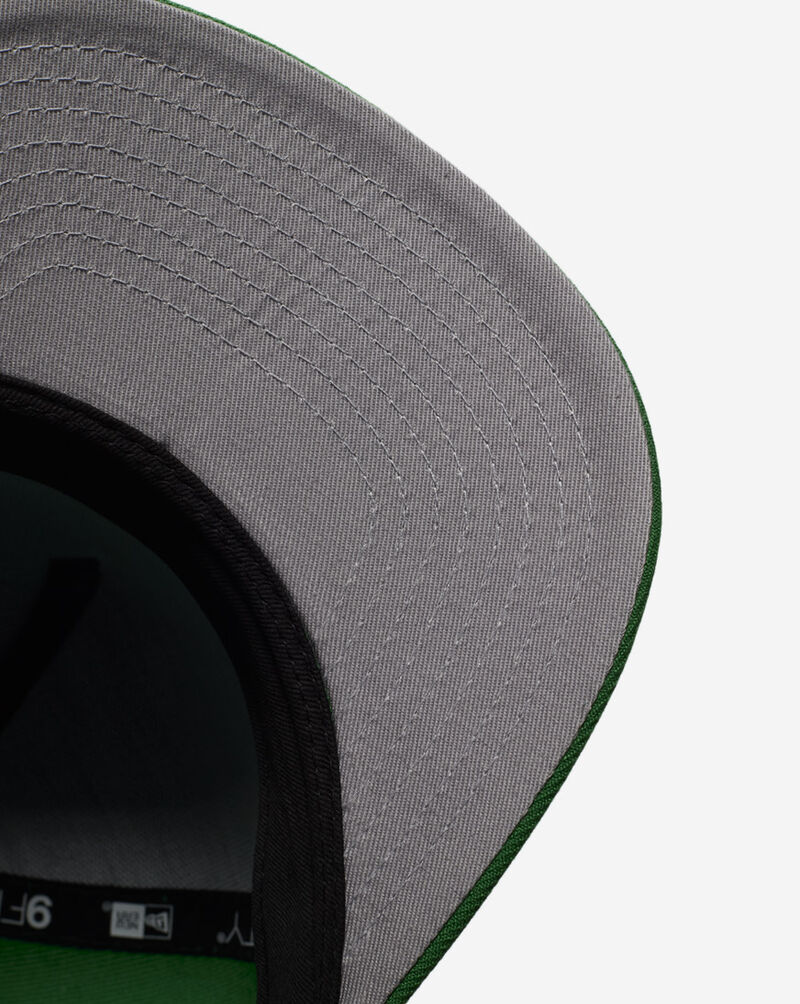 New Era 9Fifty A-Frame Boston Celtics Upside Down Snapback Hat 70904233 Green 4