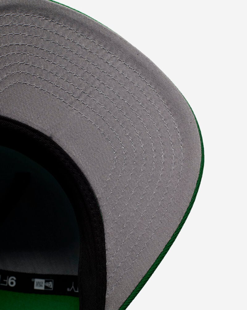 New Era 9Fifty A-Frame Boston Celtics Upside Down Snapback Hat 70904233 Green 4