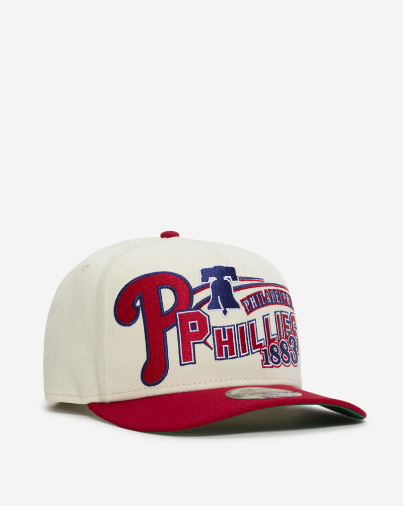 New Era 9Fifty Philadelphia Phillies Classic A-Frame Snapback Hat 60807968 cream 1