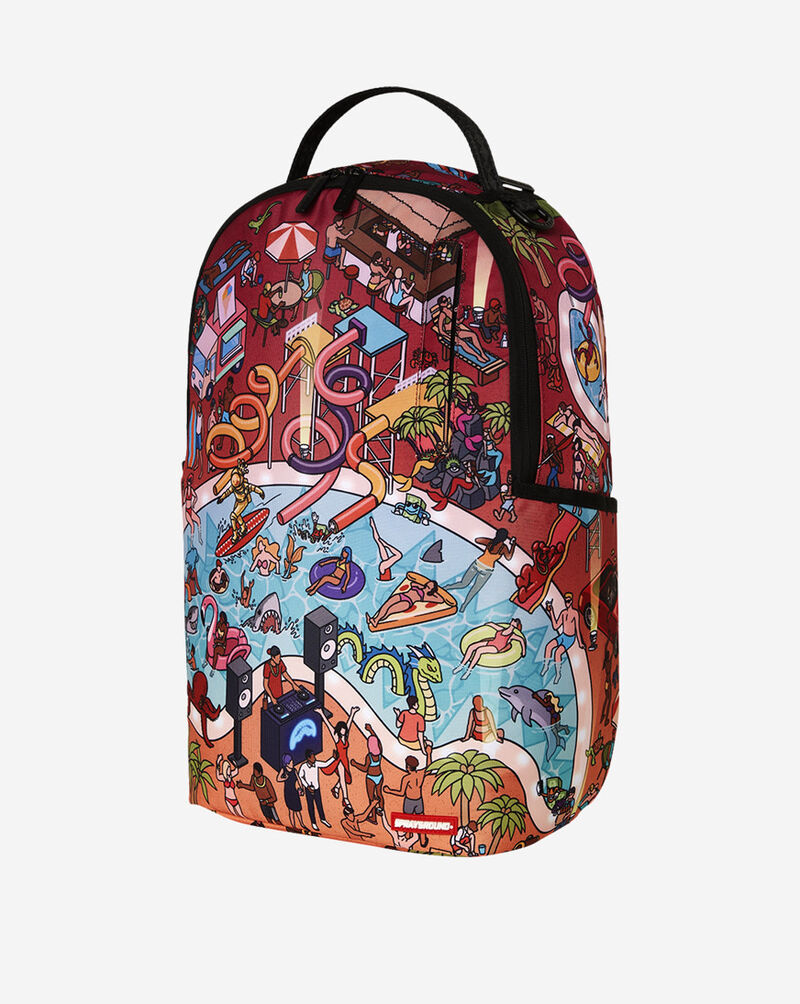 Sprayground The Party Dont Shark DLXR Backpack B7597 Multi 4