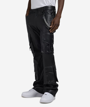 Cargo PU Pants