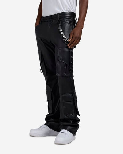 Cargo PU Pants