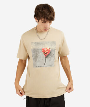 Banksy Bandaid Balloons Tee