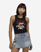 Love Kills Skull Rhinestone Tank