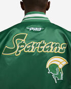 PRO STANDARD Norfolk State University Hoco Satin Jacket CNS671197-KGR Green 3