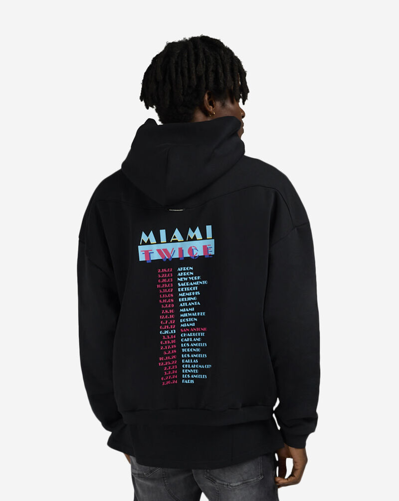Nike LeBron Standard Issue "Miami Twice" Therma-FIT Basketball Pullover Hoodie IH8830-010 Black 2