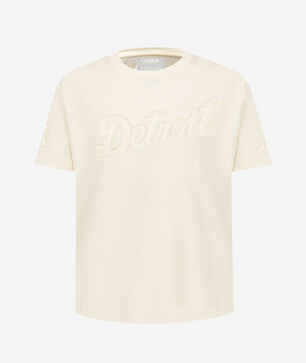 Big Girls' Detroit Tigers Neutral Boxy Tee