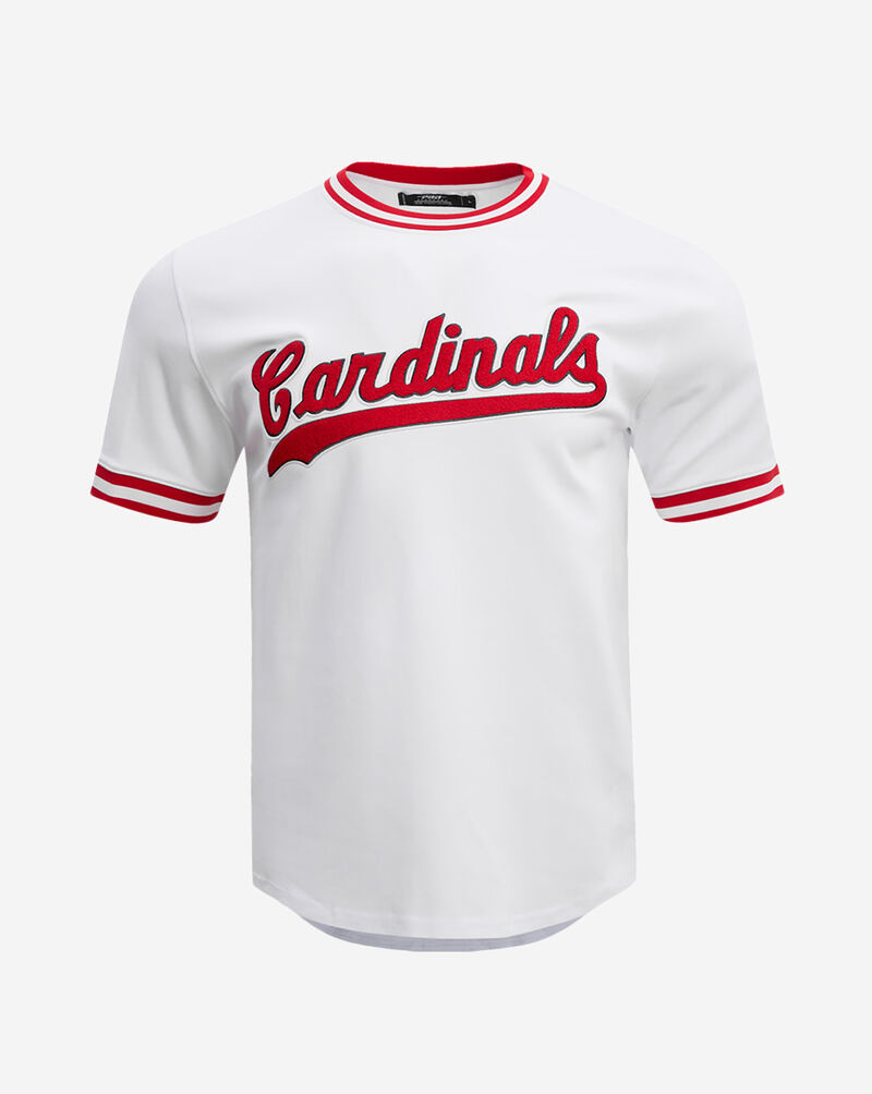 PRO STANDARD St. Louis Cardinals Short Sleeve Classic Chenille Double Knit Tee LSC131938-WHT White 1