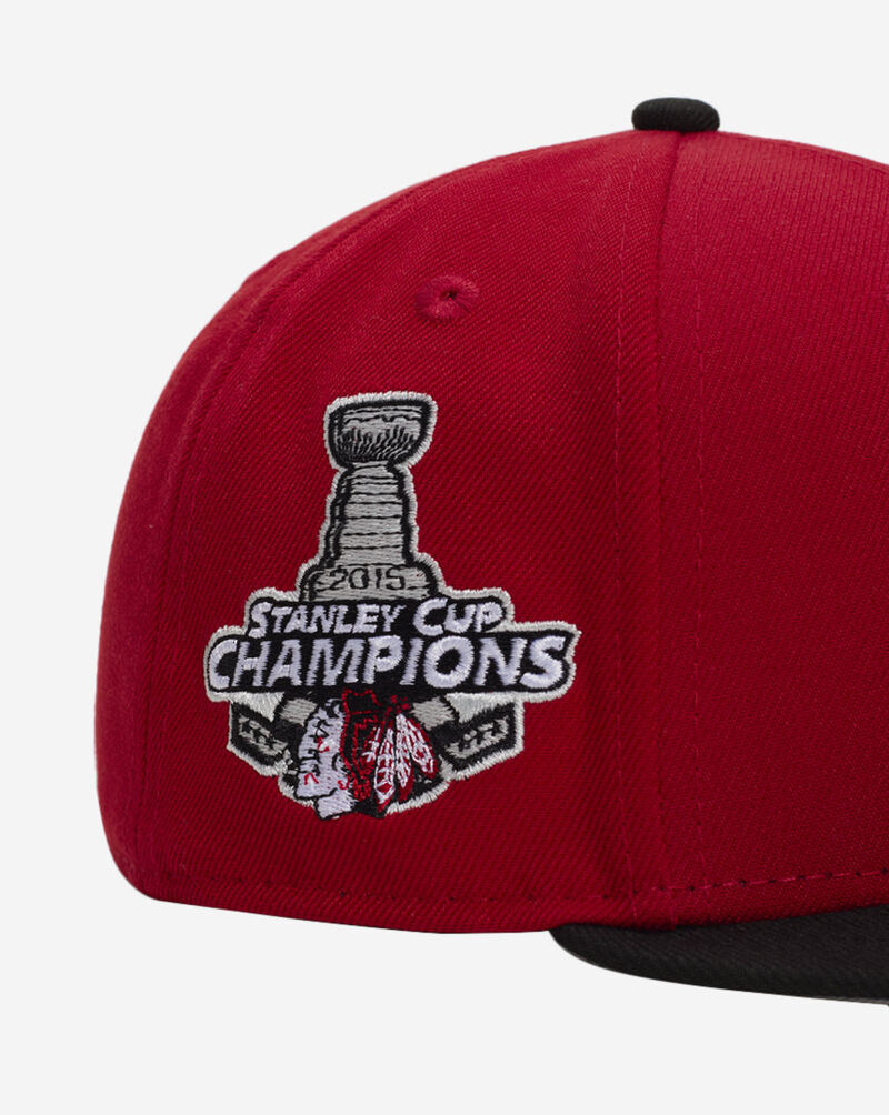 59Fifty Chicago Black Hawks Fire Red Fitted Hat