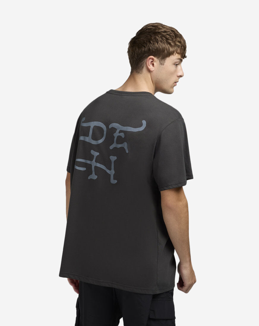 Shop Ed Hardy Rhinestone DG Skull Tee EHMD1100-98RS-CHAR grey