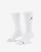 Jordan Jumpman Crew 3 Pack Socks SX5545-100 White 1