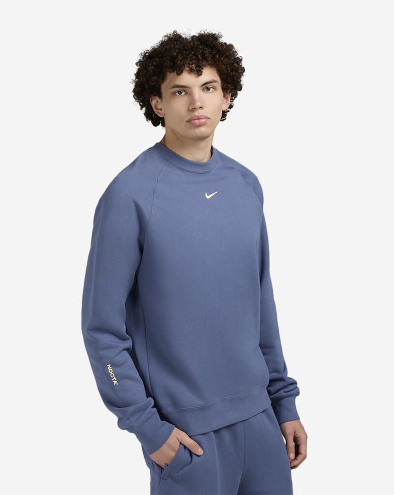 Nike NOCTA Fleece CS Crew FN8160-491 Blue 1