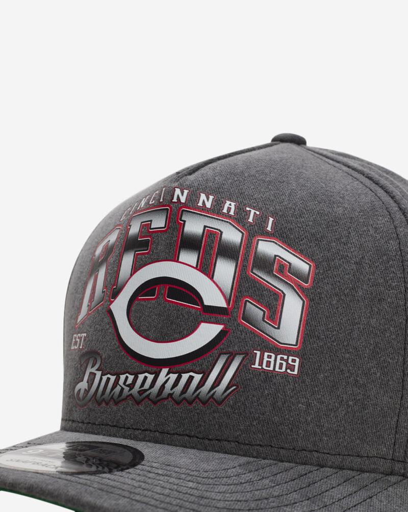 New Era 9Fifty Cincinnati Reds Washed A-Frame Snapback Hat 60624370 Grey 2