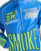 Smoke Rise Republic Racing PU Jacket  WO25689SNZ-RYL Blue 3