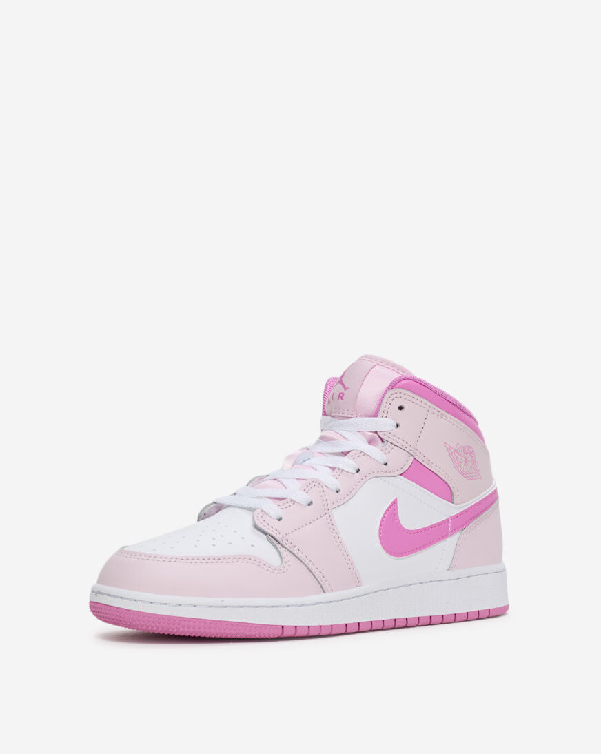 Shop Jordan Big Kids' Air Jordan 1 Mid DQ8423-601 pink | SNIPES USA
