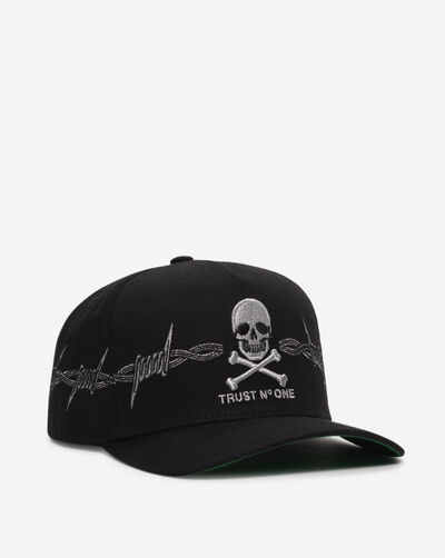 Trust No One Barbed Wire Twill Trucker