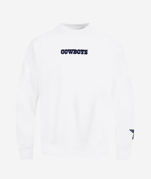 Dallas Cowboys Wingspam Drop Shoulder  Fleece Crewneck