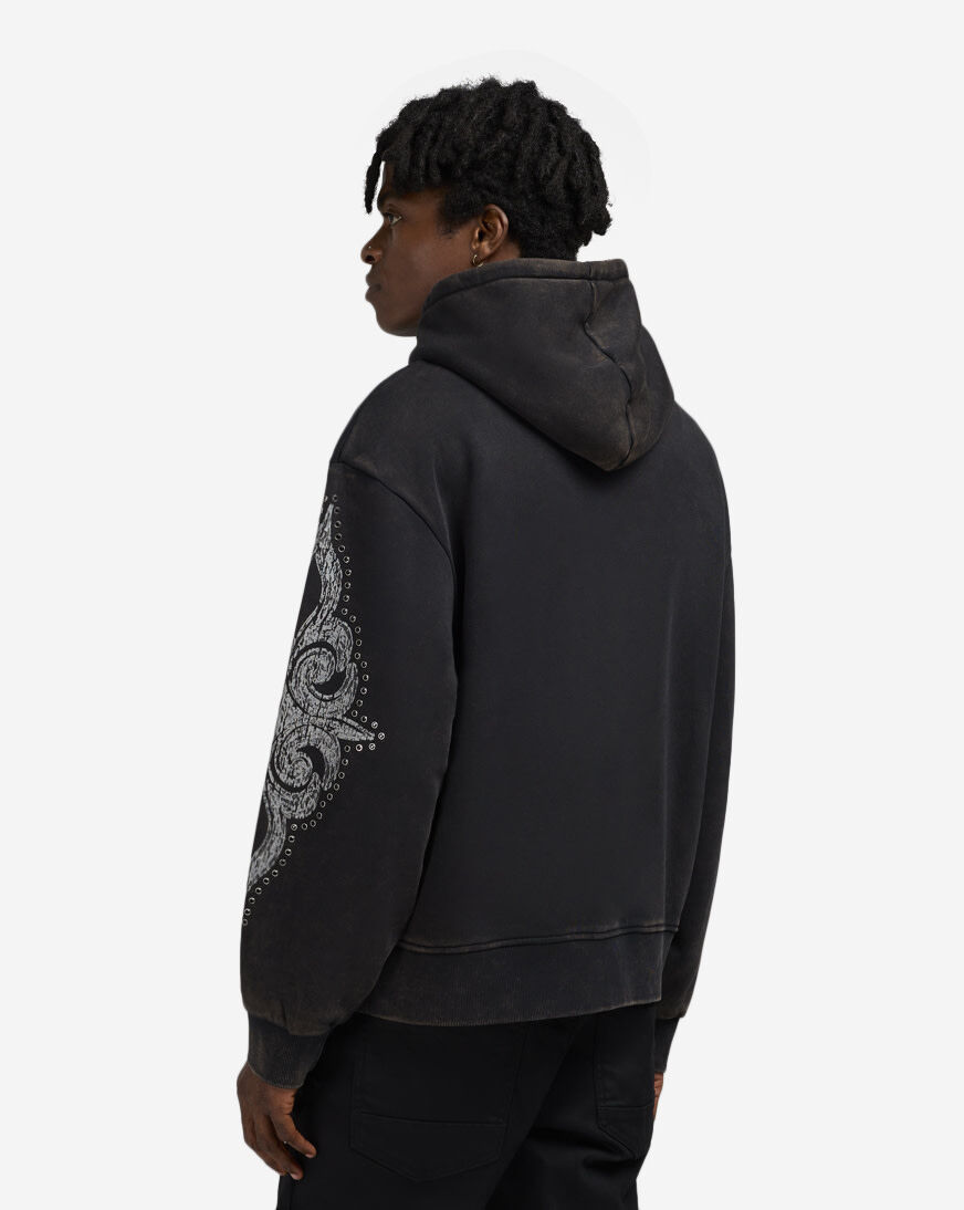 Shop Smoke Rise Luminous Hoodie FO25577SNZ-BLK black | SNIPES USA