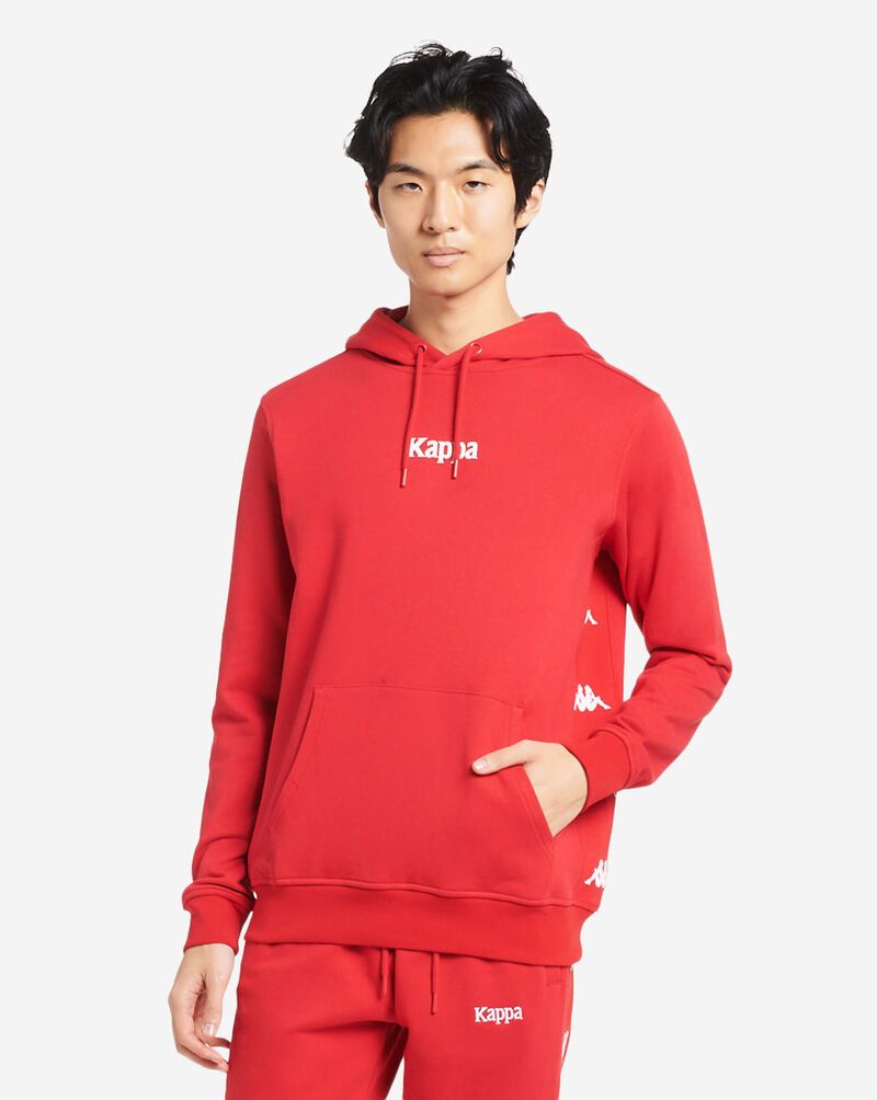 Shop Kappa Authentic Vulgund Hoodie 361C5XW759 red SNIPES USA