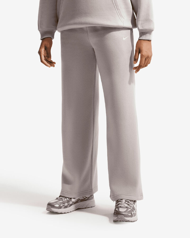 Nike Big Kids' NSW Studio Fleece Open-Hem Pants IM4973-211 Brown 1