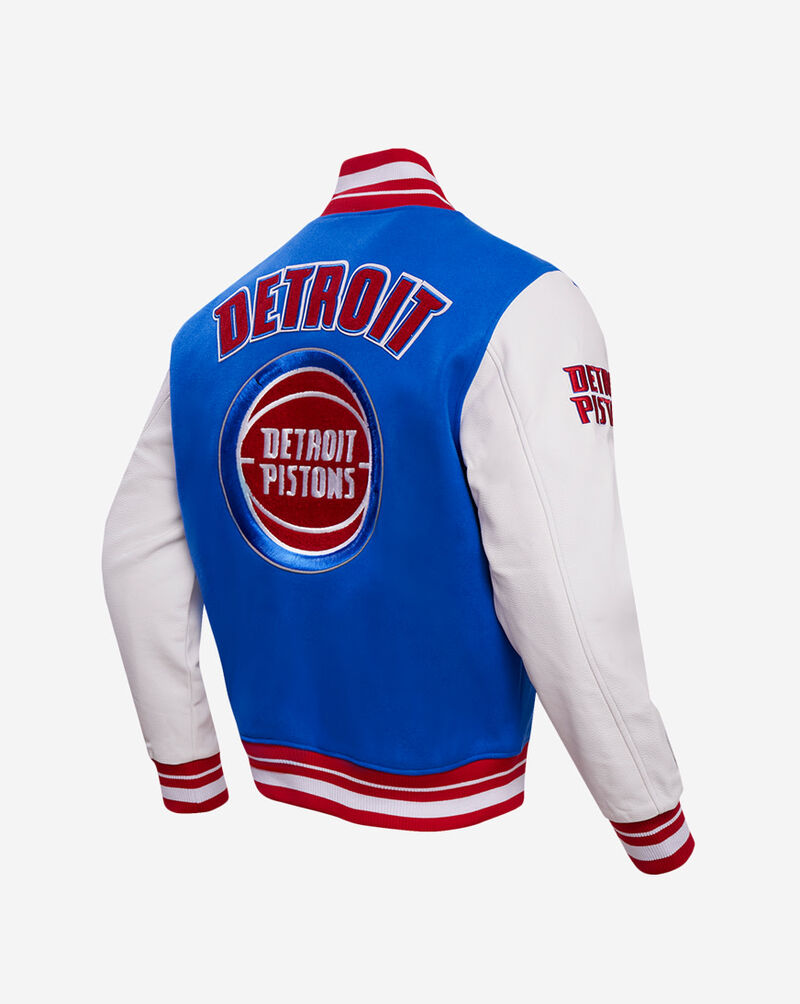 PRO STANDARD Detroit Pistons Retro Classic Rib Wool Varsity Jacket BDP656057-RYR Blue 3
