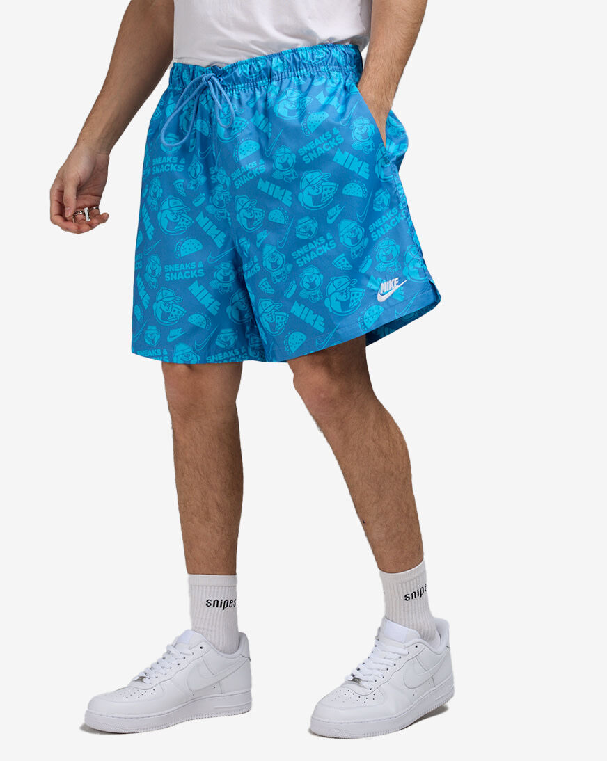 Shop Nike Club AOP Flow Shorts IB8256-489 blue | SNIPES USA