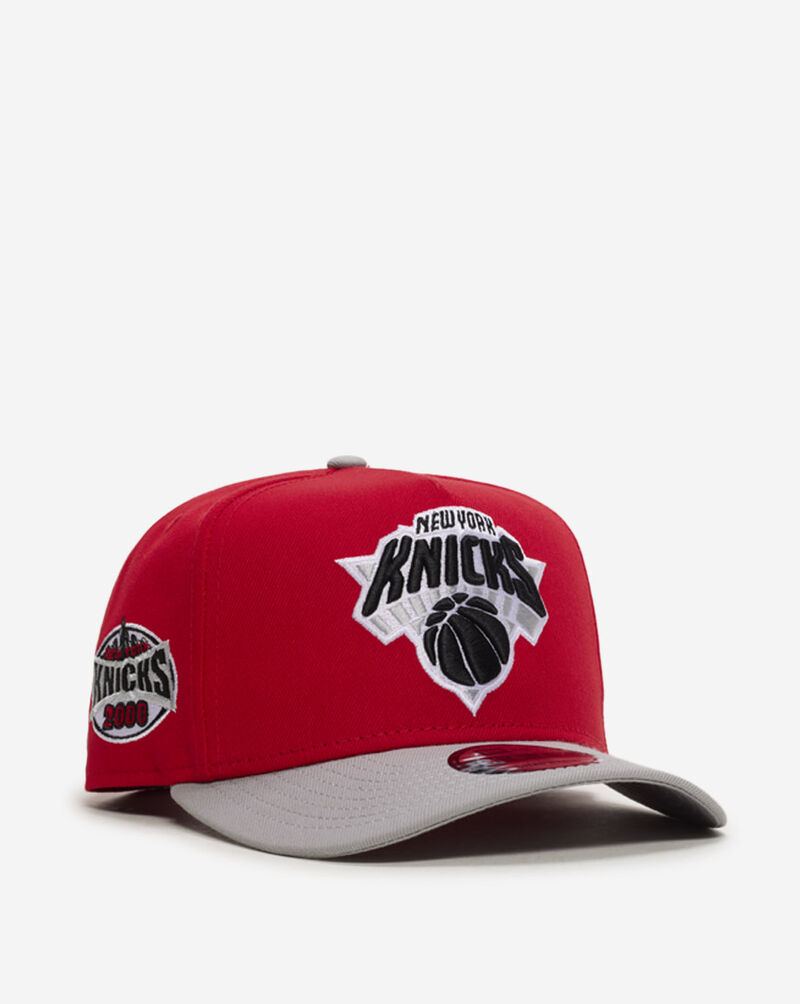 New Era 9Fifty New York Knicks A-Frame Snapback Hat 71043115 Red 1