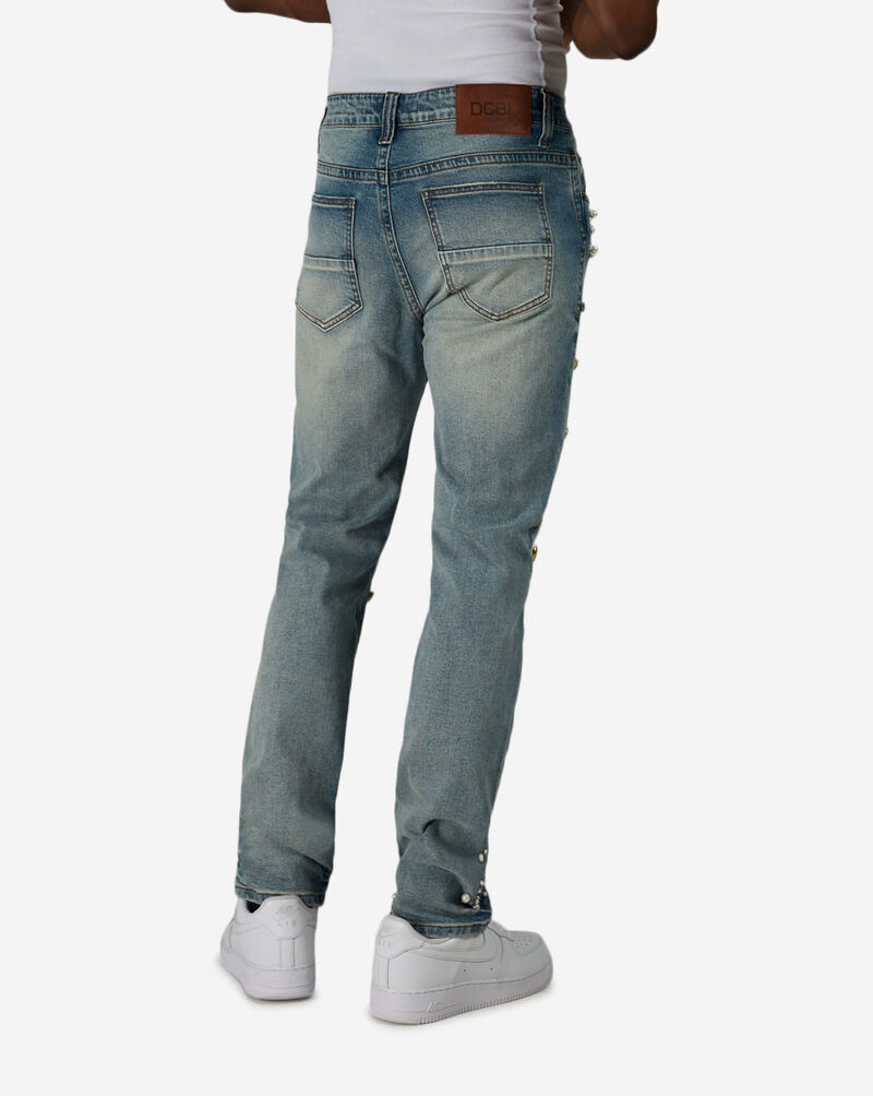 Decibel 5Pkt Allover Embellished Jean DECWB513-IND Blue 2