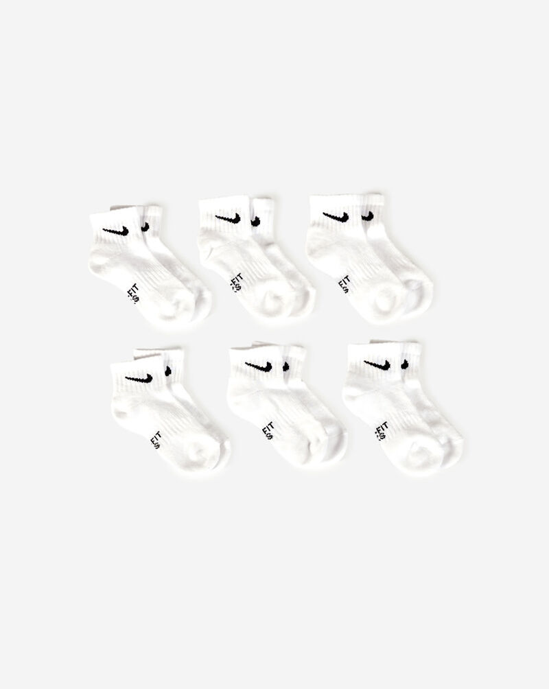 Nike 6-Pack NSW Basic Ankle (5-7) UN0018-001 White 1