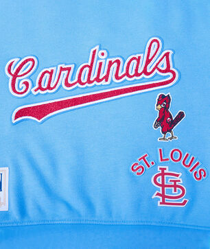 Big Girls' St. Louis Cardinals Retro Classic Rib Fleece Crewneck