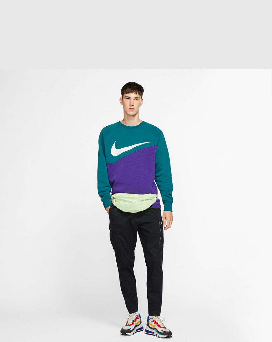 nsw swoosh ls crew neck