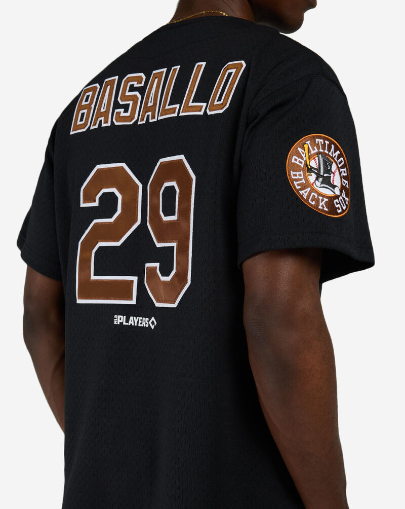 Mitchell  Ness Baltimore Black Sox Samuel Basallo Authentic Batting Practice Jersey JY19322-BBSBLCK Black 3