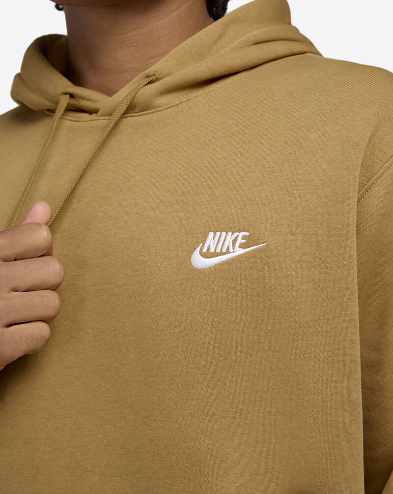 Nike NSW Club Pullover Hoodie BV2654-224 Brown 3