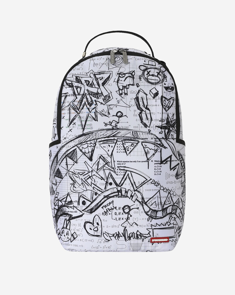 Sprayground Doodles Over Math Homework Backpack B8665 Multi 1