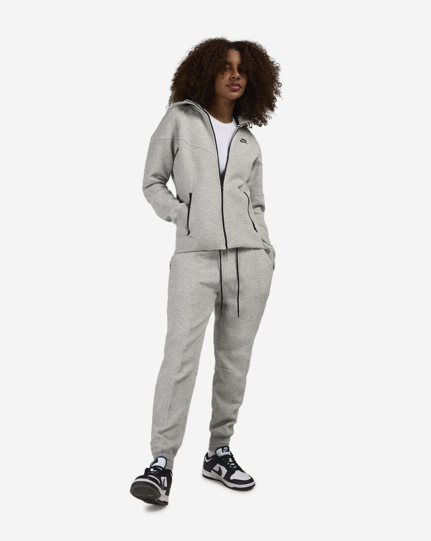 Shop Nike NSW Tech Fleece Mid-Rise Joggers FB8330-063 grey