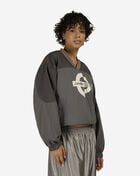Jordan Brooklyn Woven Long-Sleeve Graphic Pullover IF1077-040 Grey 1