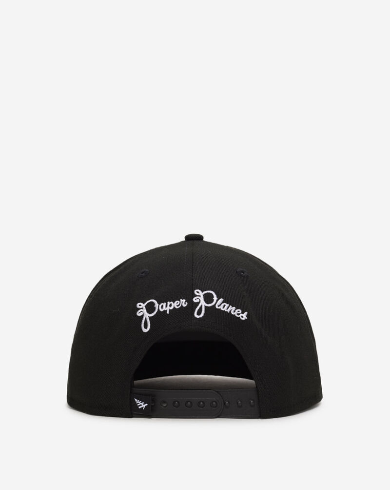 Paper Planes 9Fifty Logo P's Snapback Hat 101330 Black 3