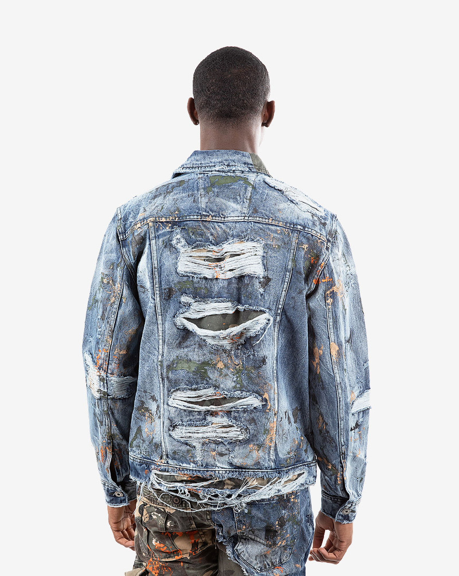 Coal N Terry Plus Camo Denim Jacket