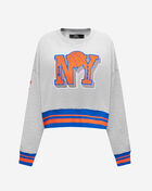 PRO STANDARD New York Knicks Mashup Rib Crewneck BNKC55111-HRO Grey 1