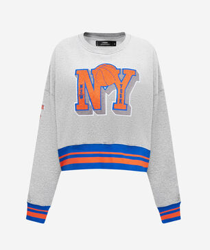 New York Knicks Mashup Rib Crewneck