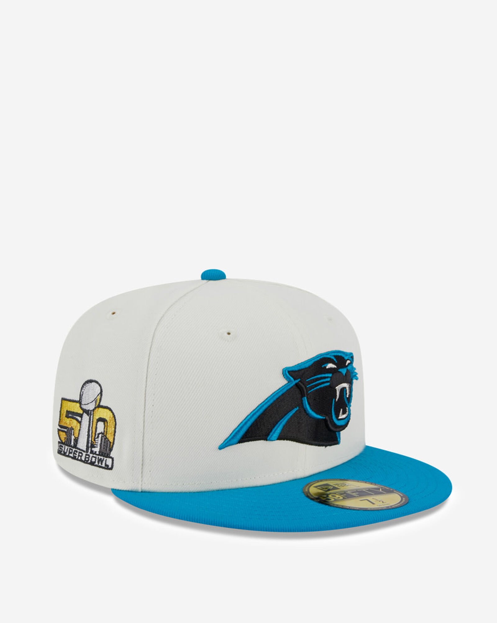 Shop New Era 59Fifty North Carolina Panthers Retro Fitted Hat 60305829