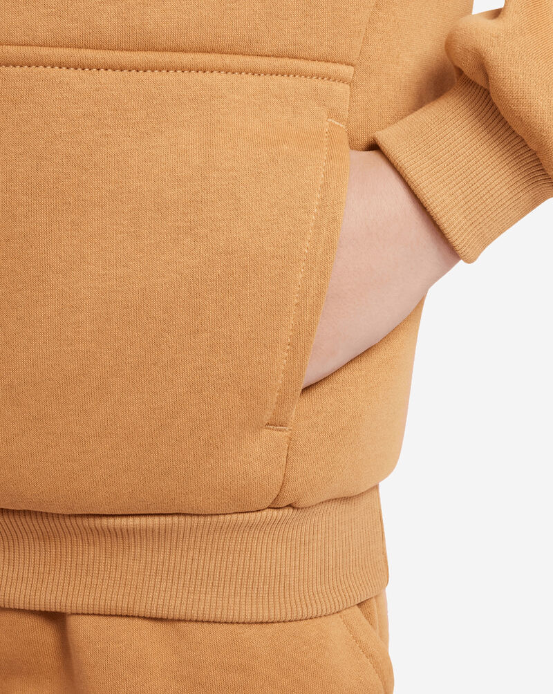 Nike Big Kids' NSW Club Fleece Hoodie FD3000-224 Brown 4