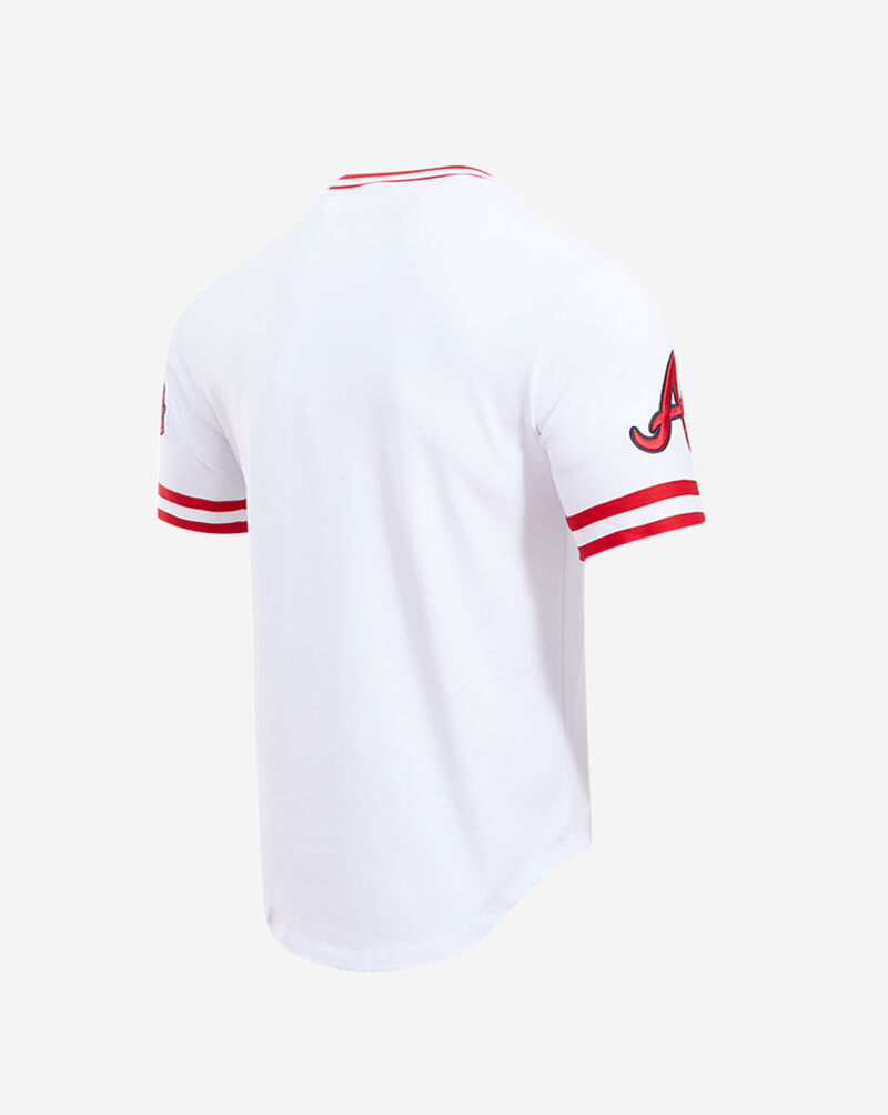PRO STANDARD Atlanta Braves Classic Chenille Double Knit Tee LAB131921-WHT White 3