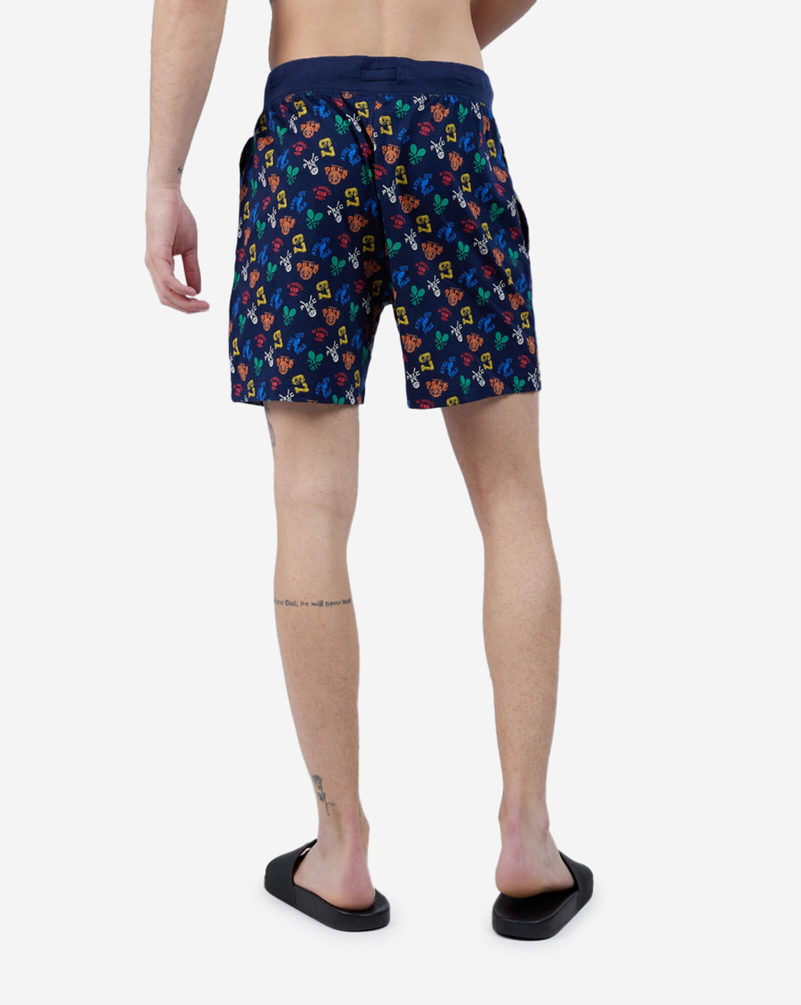 Shop Polo Ralph Lauren AOP Graphic Sleep Shorts PK82RLABKQ multi
