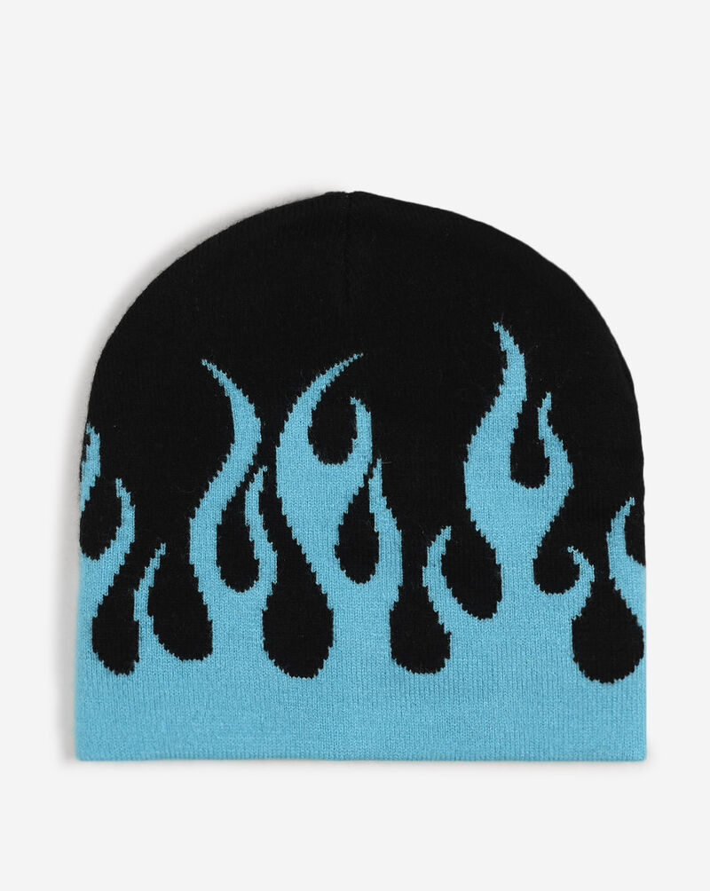 SNIPES Flames Beanie FW25-MY025-BLUE Blue 3