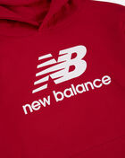 New Balance Boys' Fleece Pullover Hoodie LAK51J09TRE Red 2
