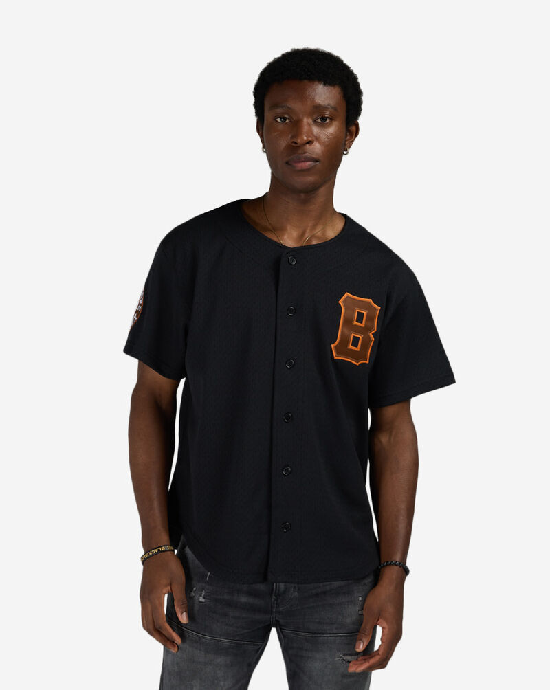 Mitchell  Ness Baltimore Black Sox Samuel Basallo Authentic Batting Practice Jersey JY19322-BBSBLCK Black 1