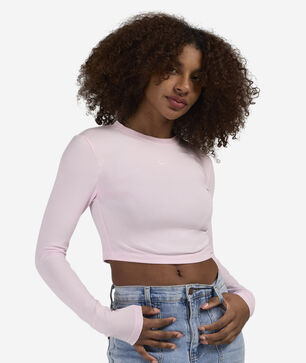 NSW Chill Knit Slim Long-Sleeve Cropped Top