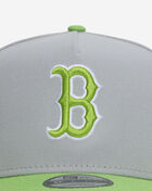New Era 9Fifty Boston Red Sox A-Frame Snapback Hat 71015771 Grey 2