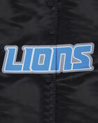 PRO STANDARD Detroit Lions Satin Jacket FDLU45030-BLK Black 2